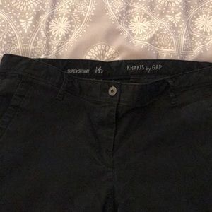 Gap super skinny khakis